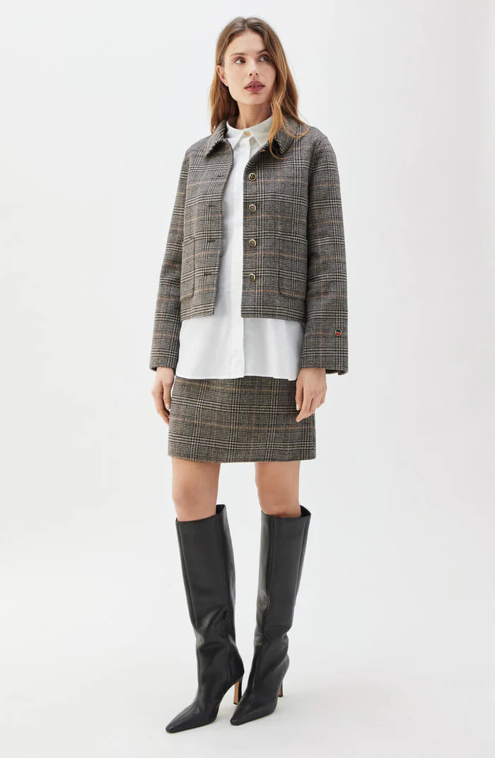 MARIT checked skirt