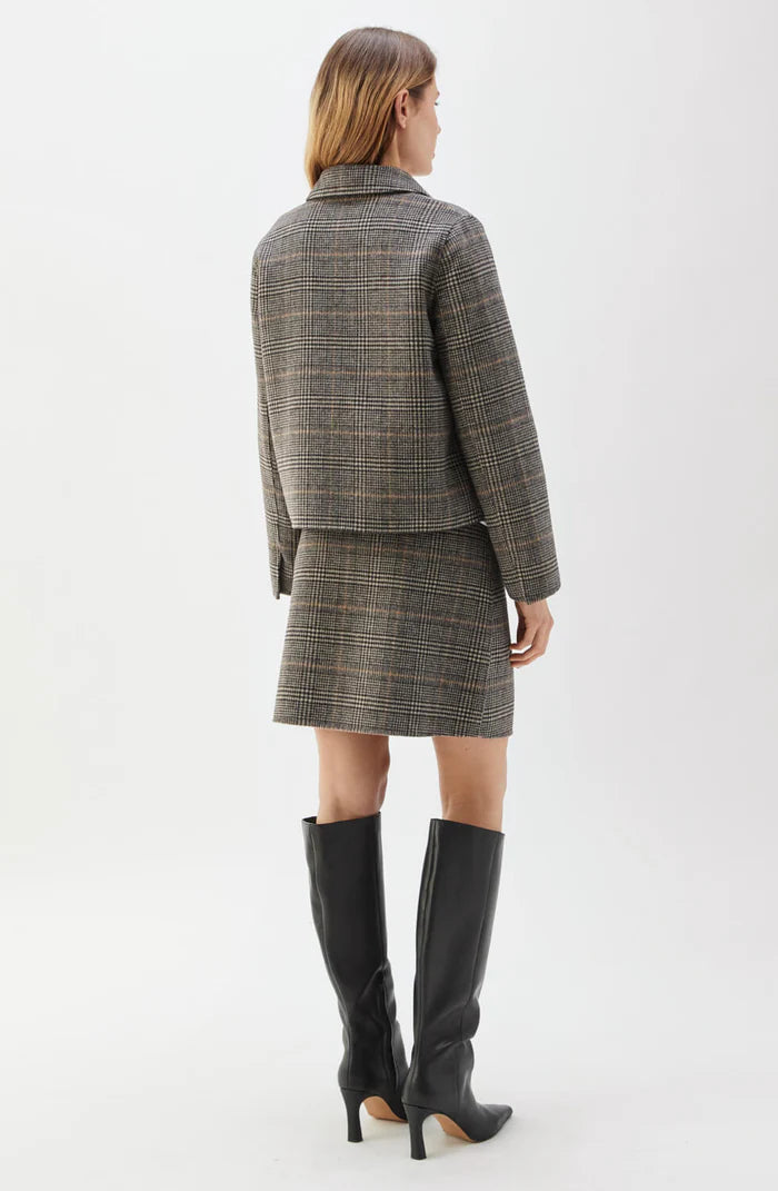 MARIT checked skirt