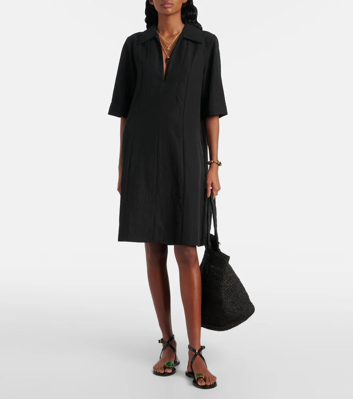 VINCE S/S A-LINE SHORT DRESS