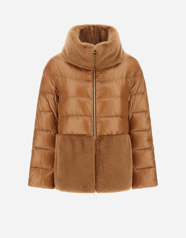 PIUMINO NYLON ULTRALIGHT + ALTERNATIVE FUR HD