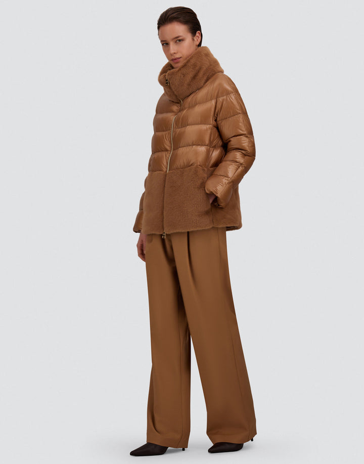 PIUMINO NYLON ULTRALIGHT + ALTERNATIVE FUR HD