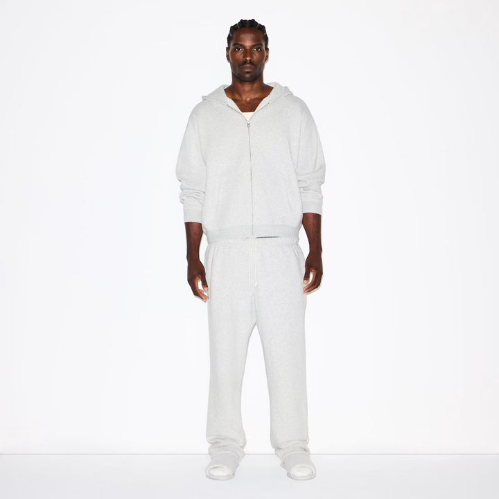 FLEECE LOUNGE RELAXED ZIP UP HOODIE