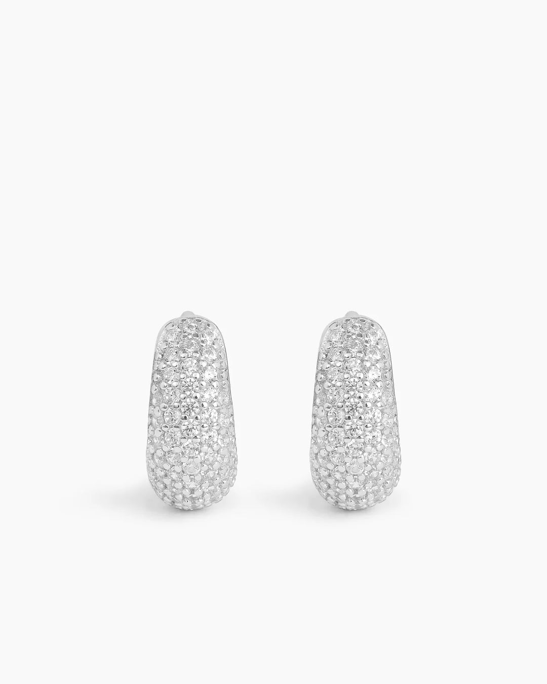 Pave Dome Huggies