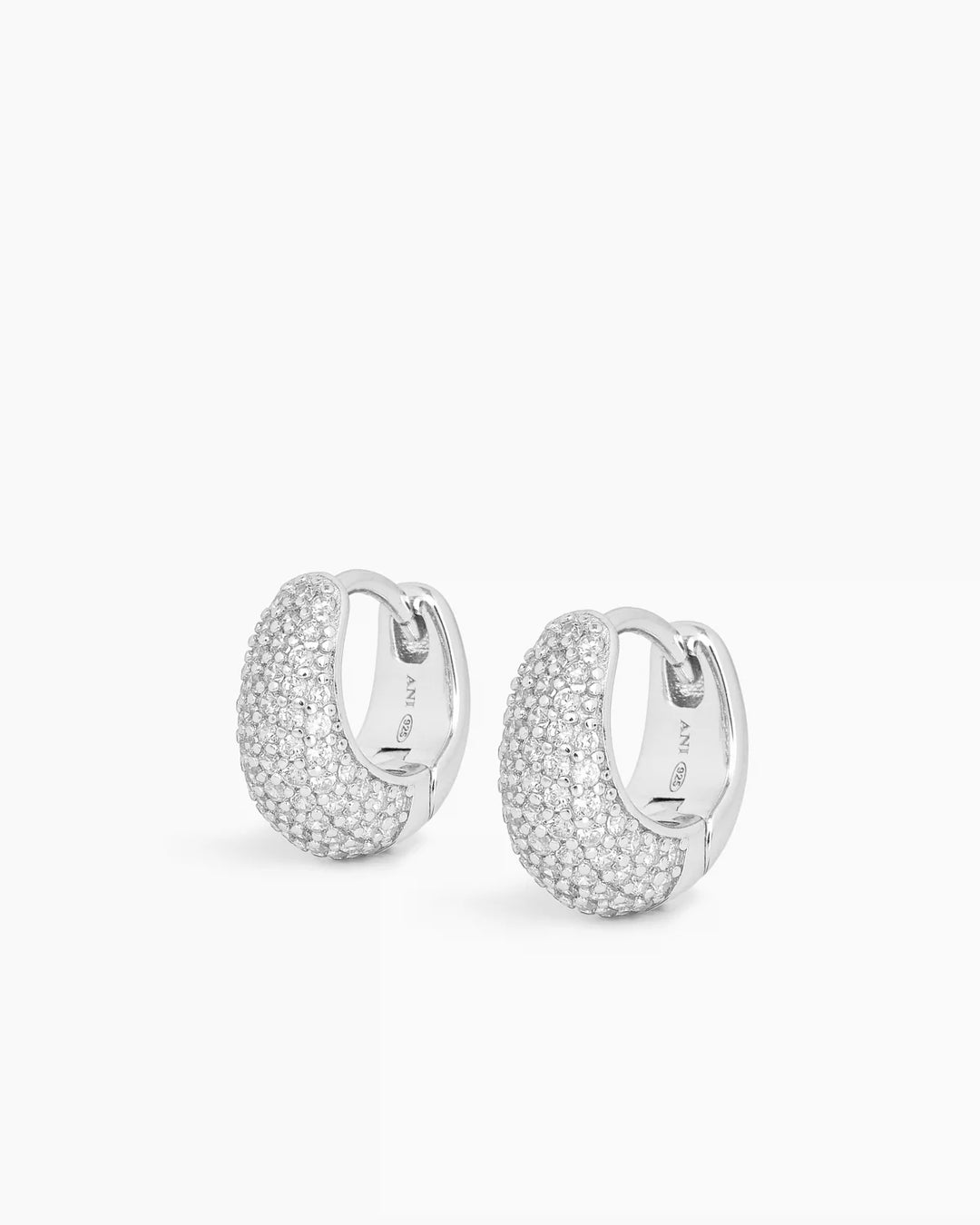Pave Dome Huggies