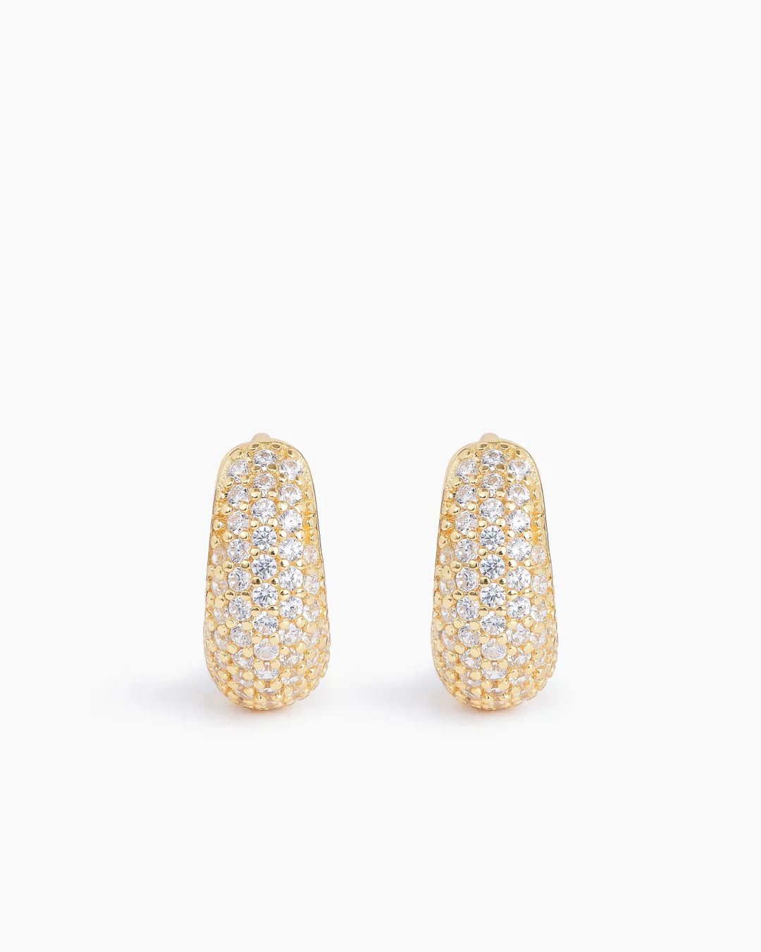 Pave Dome Huggies