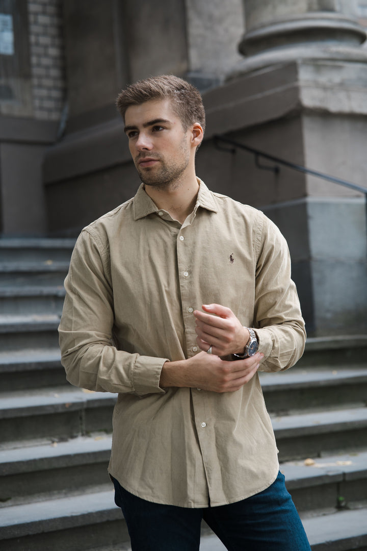 Slim Fit Corduroy Shirt