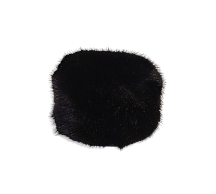 Isabella Fuskepels Hatt Sort