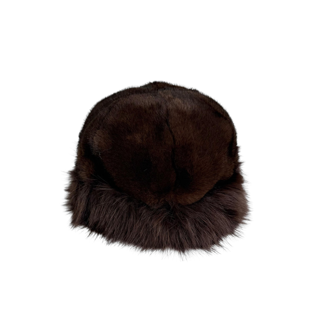 EXCLUSIVE Sonja Fuskepels Hatt Brun