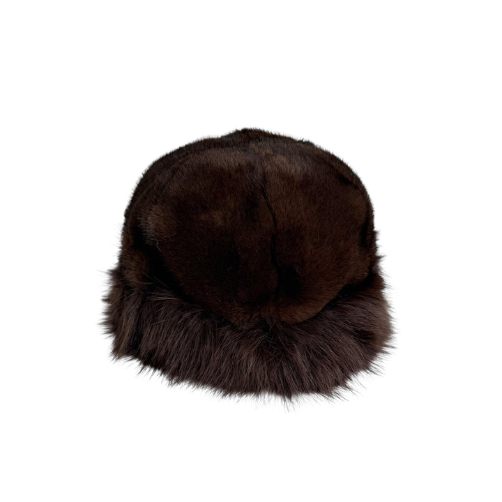 EXCLUSIVE Sonja Fuskepels Hatt Brun