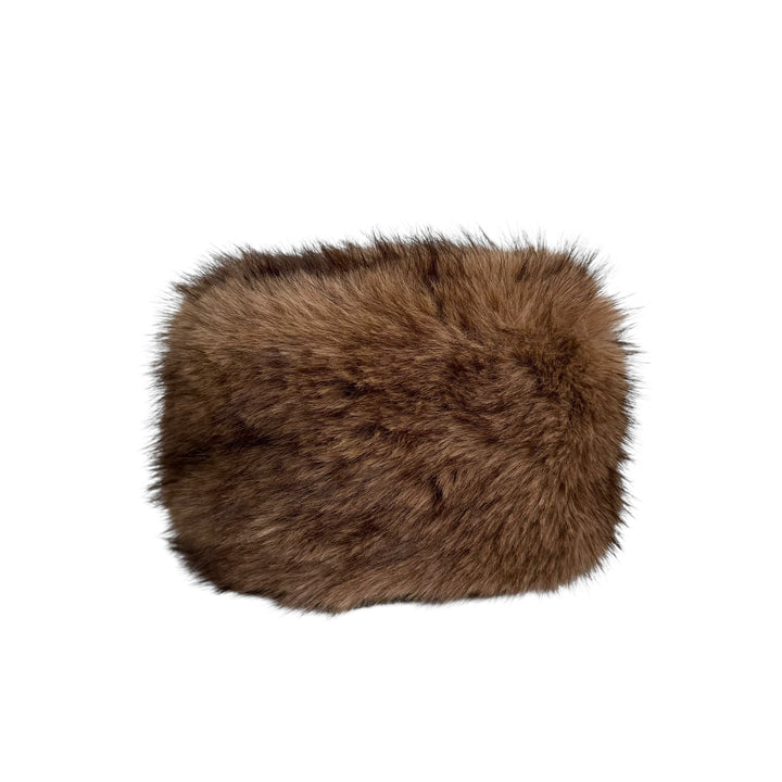 Fluffy Isabella hatt fuskepels