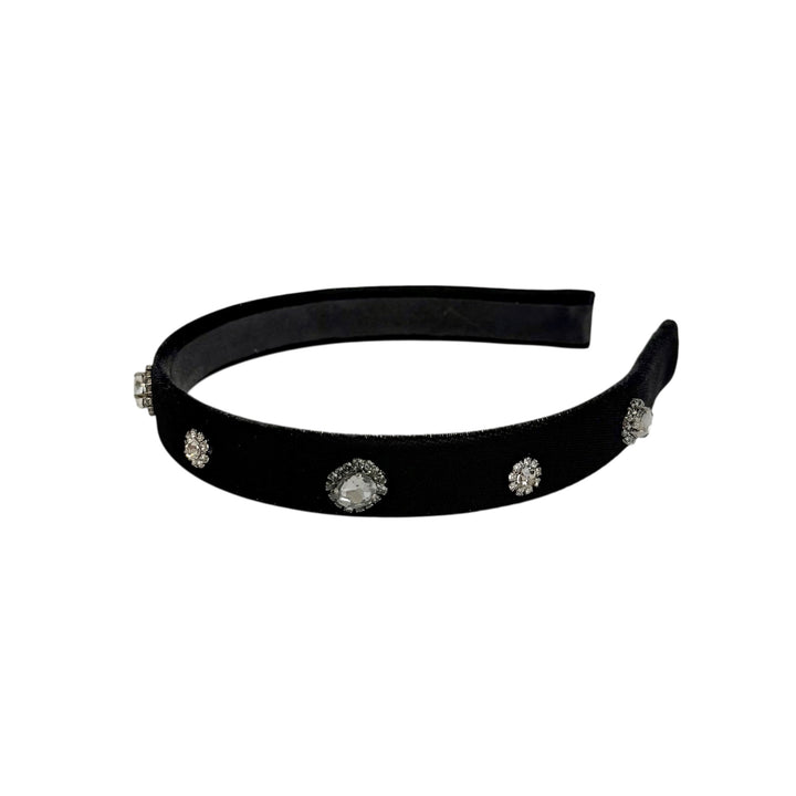 Kelly hårbøyle med stener og strass