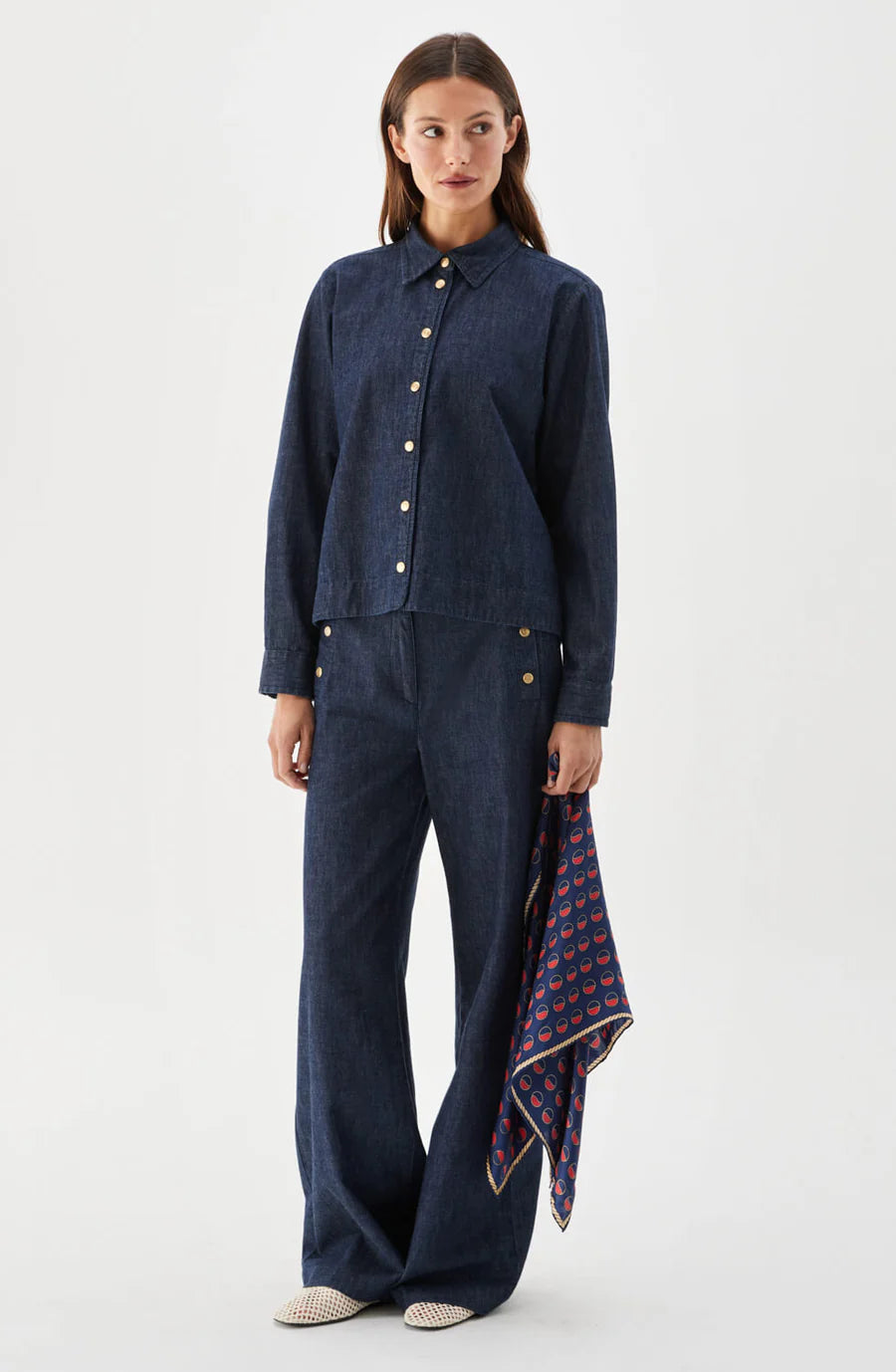 POPPY denim shirt