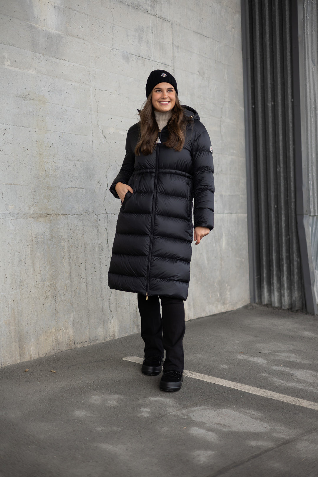 MONCLER BOULOGNE LONG COAT