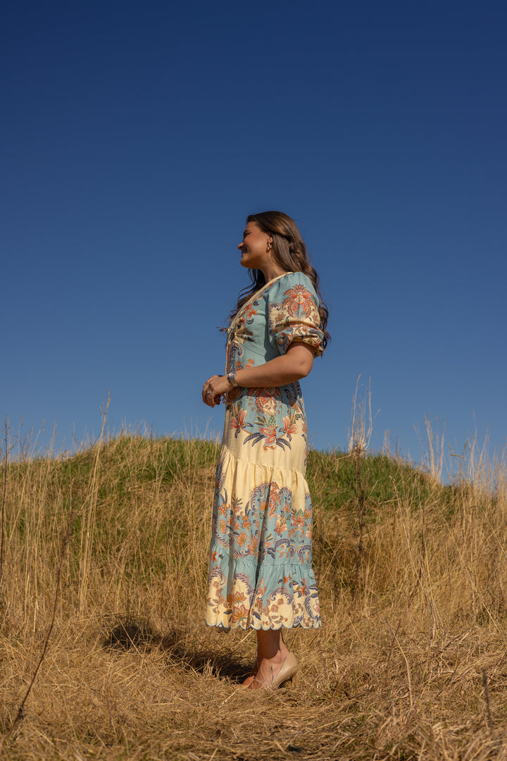 BOHO BEAUTY BUTTER MAXI DRESS