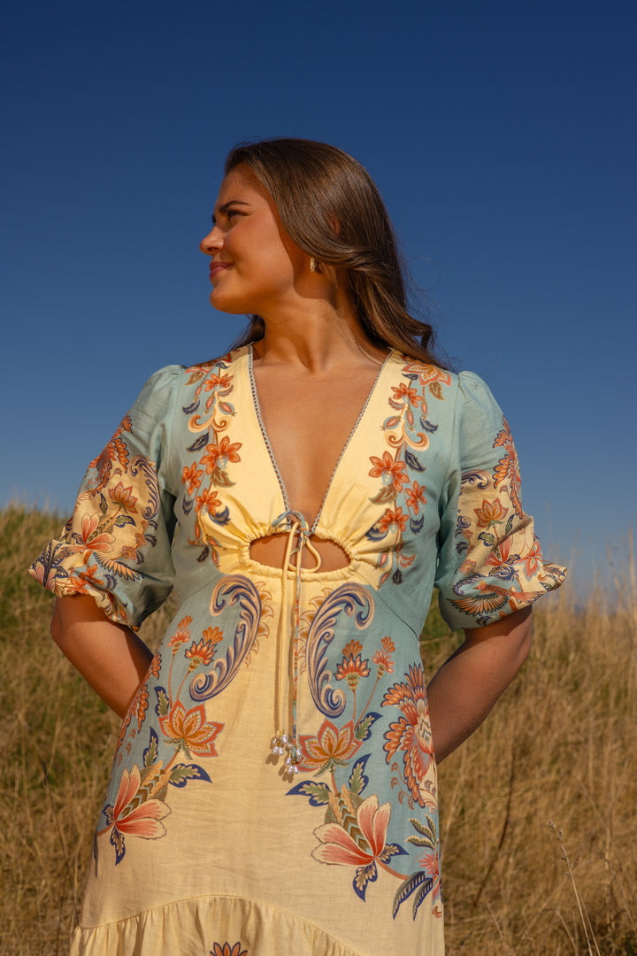 BOHO BEAUTY BUTTER MAXI DRESS