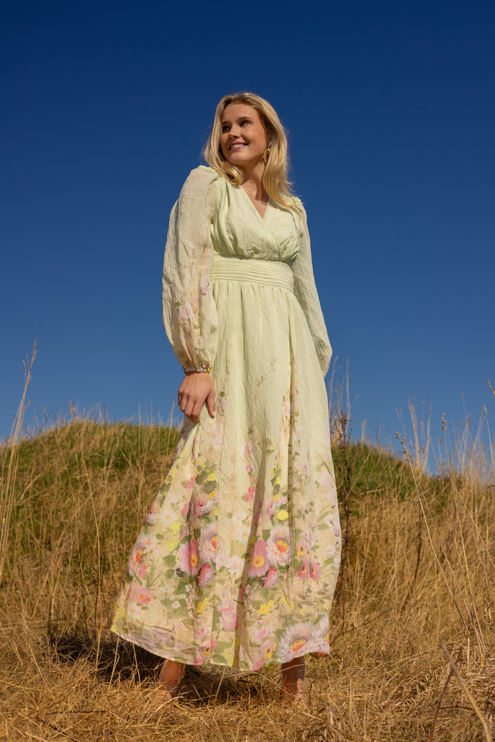 Viscose V-Neck Dress