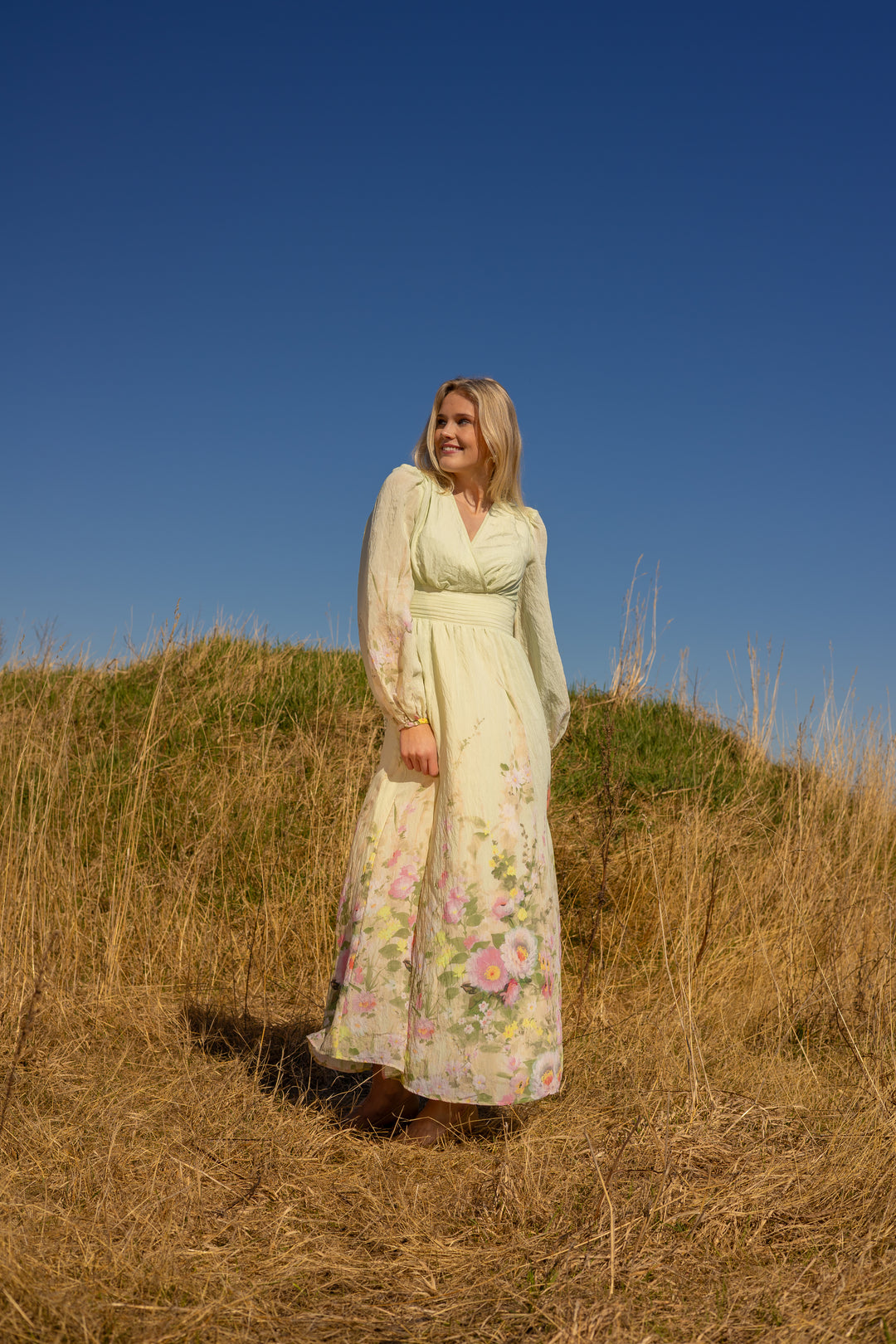 Viscose V-Neck Dress