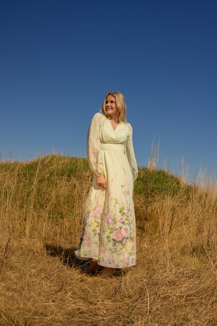 Viscose V-Neck Dress