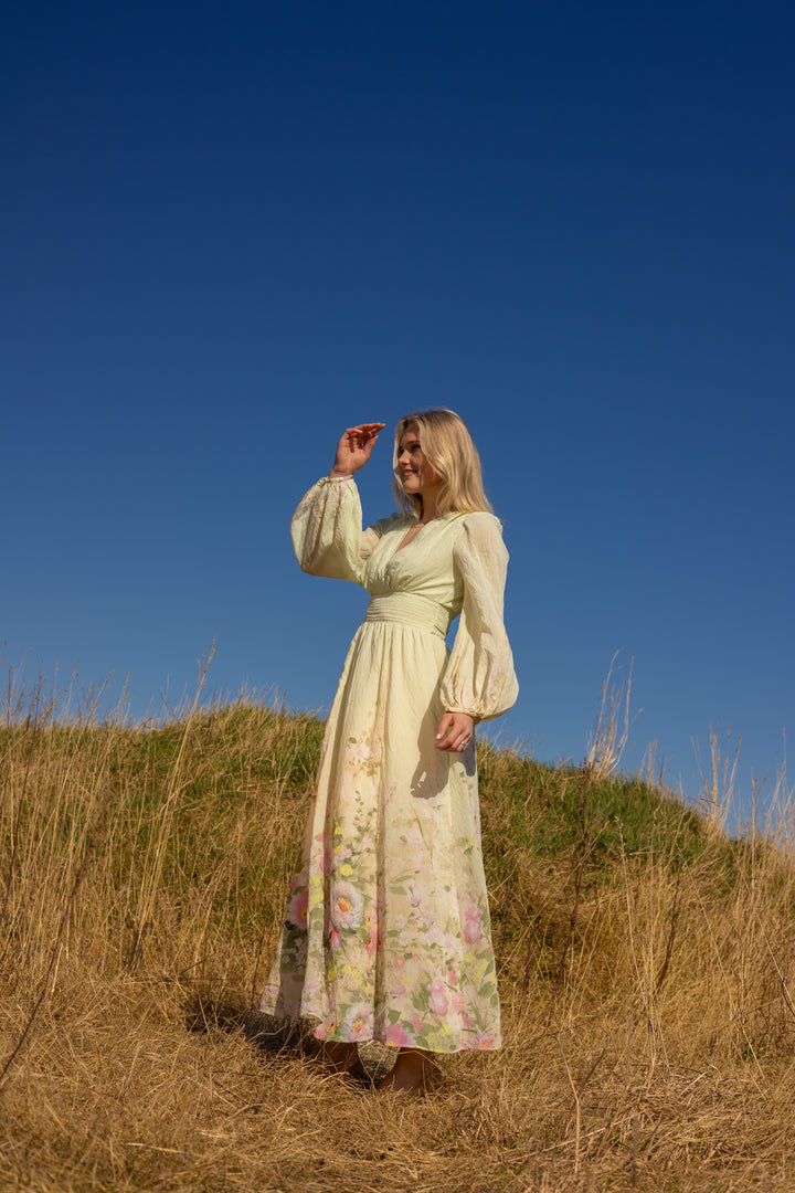 Viscose V-Neck Dress