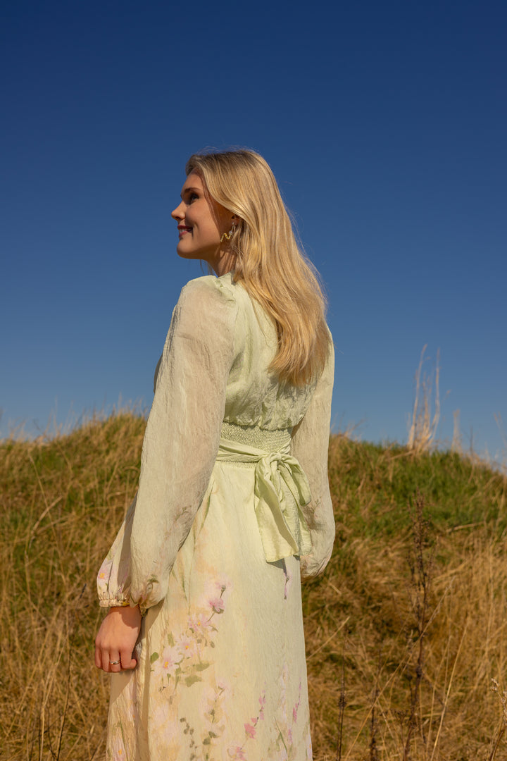 Viscose V-Neck Dress