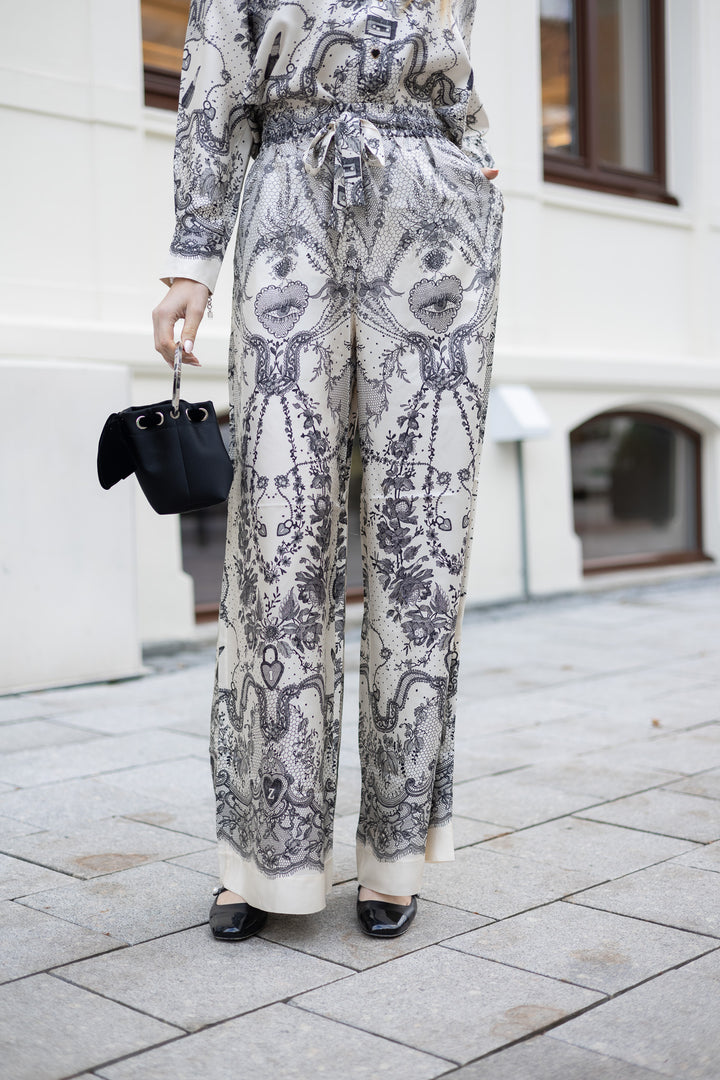 ZIMMERMANN Crush Draw Waist Pant