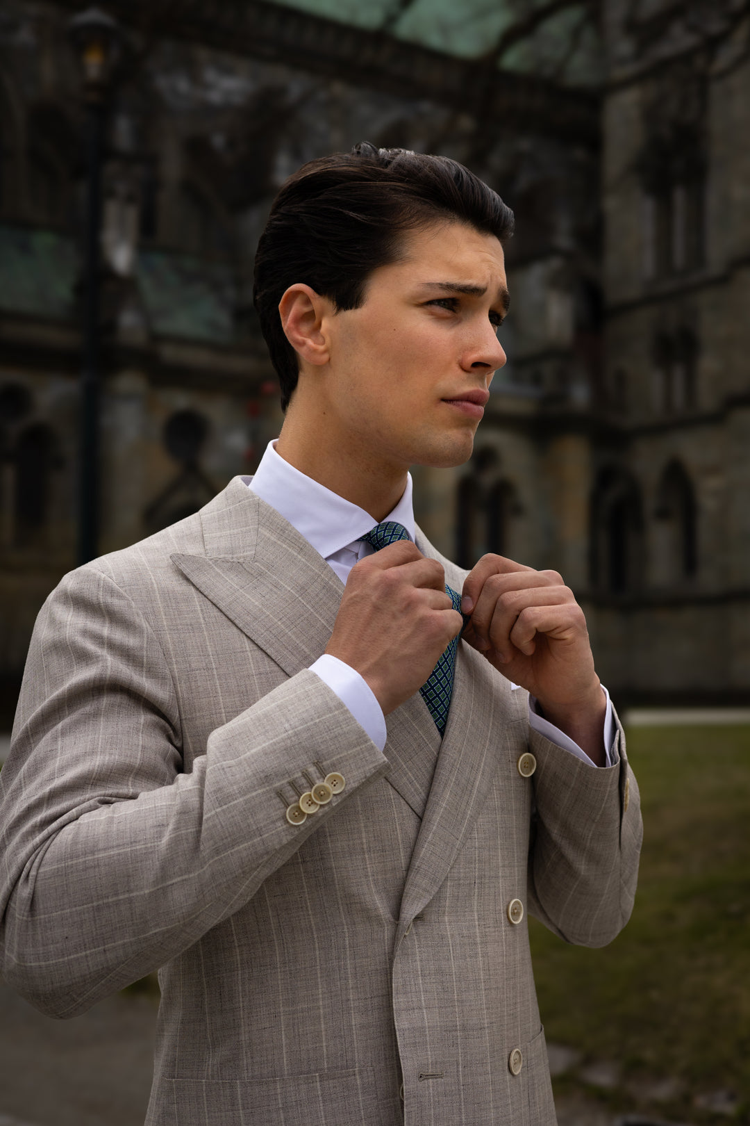 Suit DB patched pockets