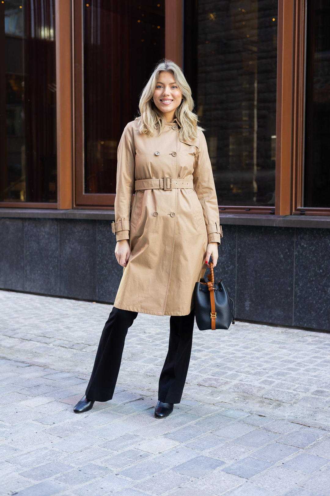 Woman`s Woven Raincoat