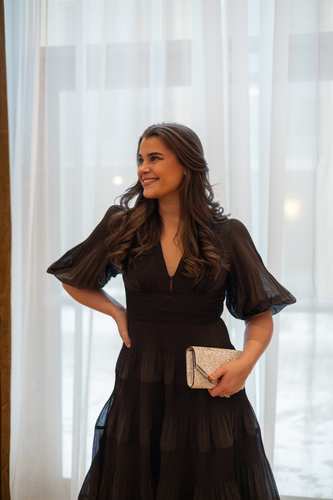 Pleated Midi Dress