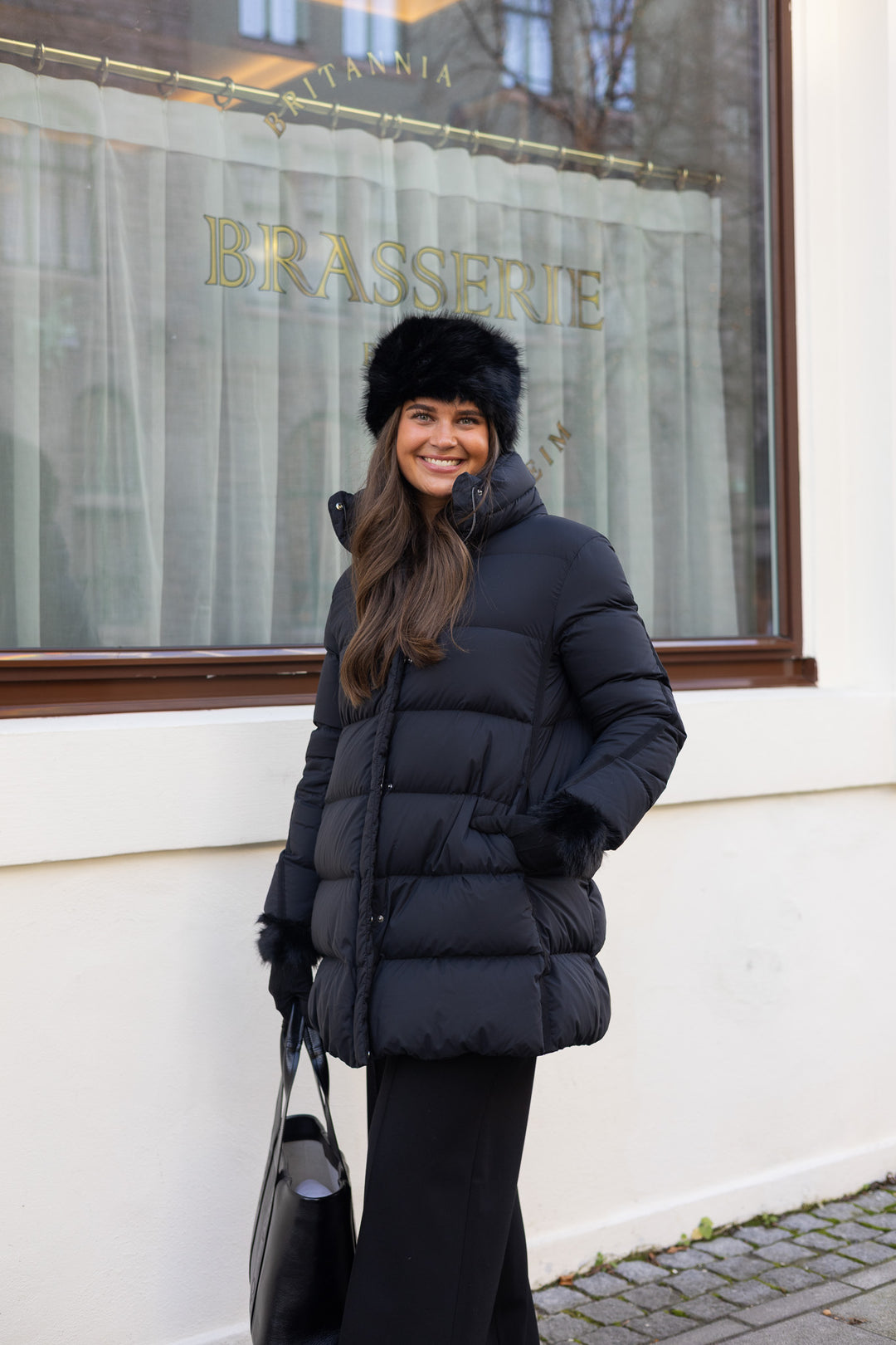 Woman`s Woven Half Coat