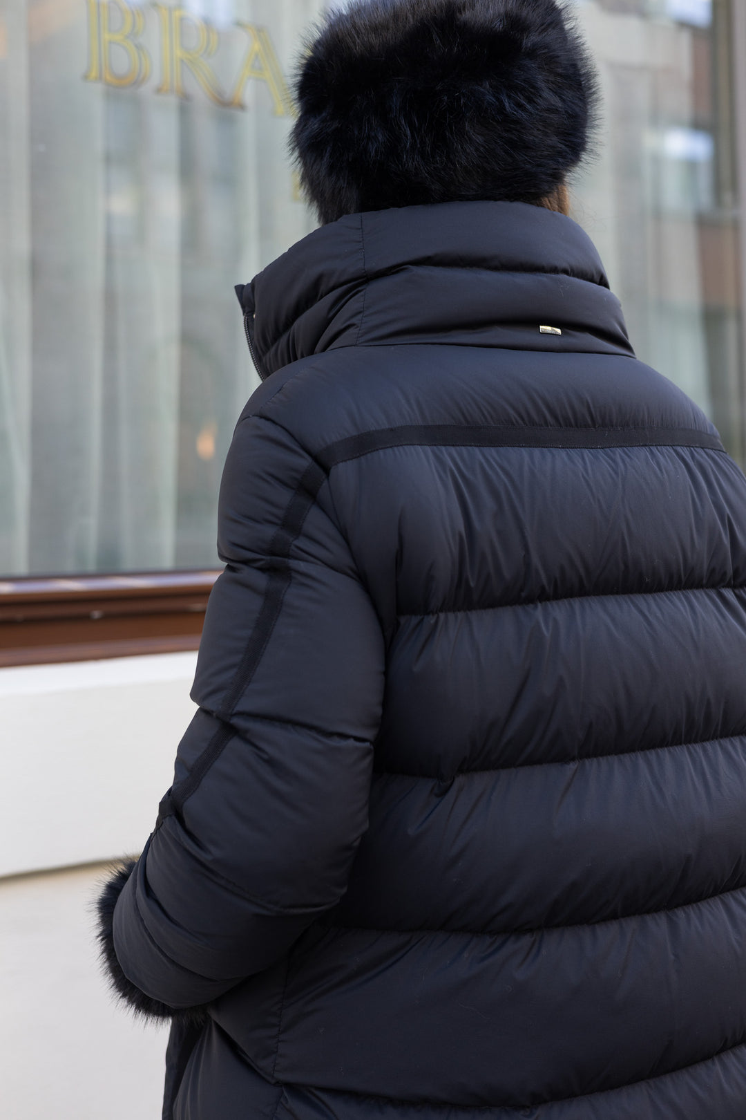 Woman`s Woven Half Coat