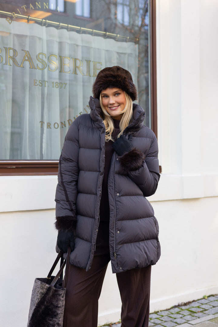 Woman`s Woven Half Coat