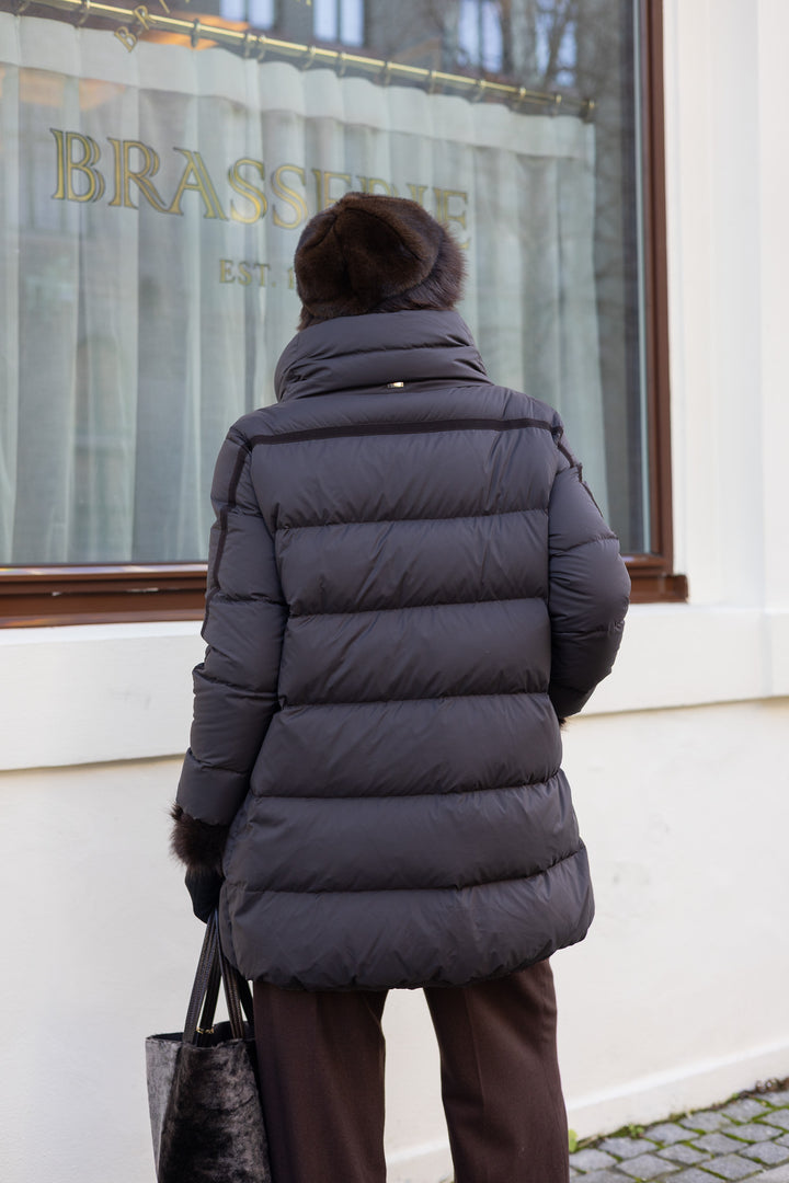 Woman`s Woven Half Coat