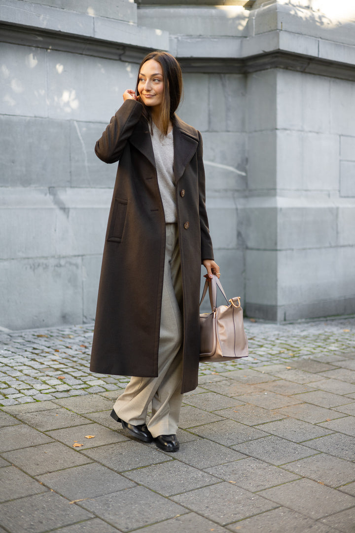 SAND Cashmere Coat W - Clareta Belt Long