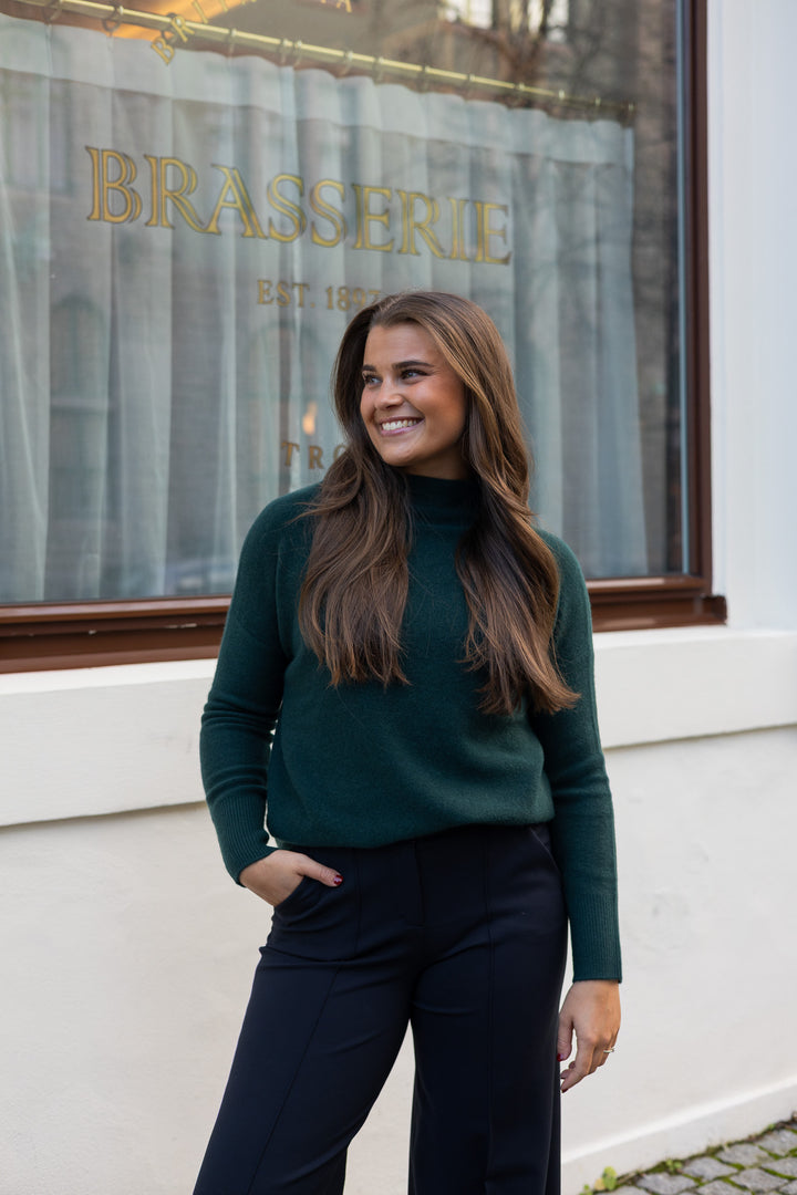 BOILED FUNNEL NK PULLOVER