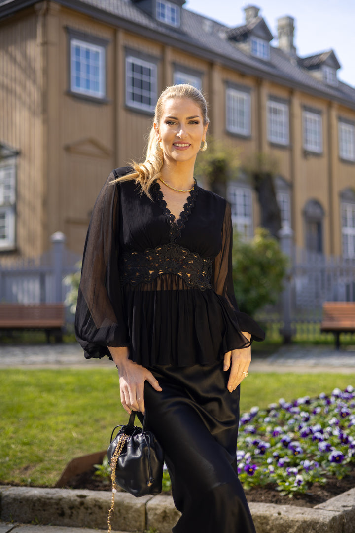 Luna Peplum Blouse