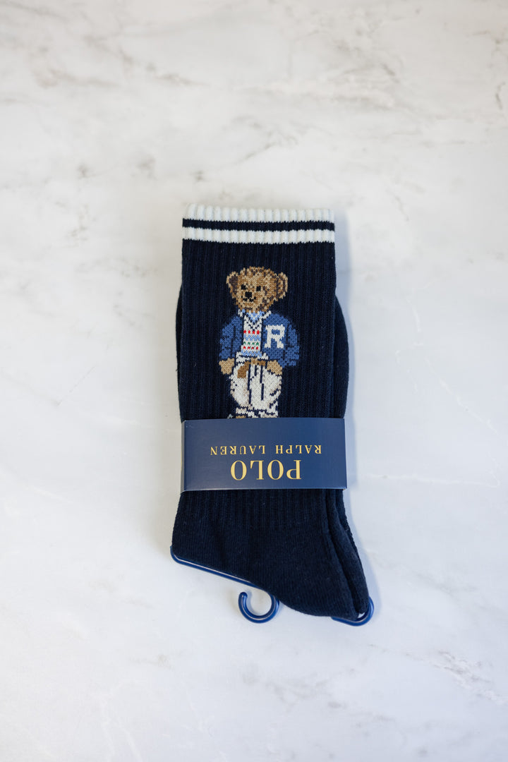 POLO RALPH LAUREN BEAR CREW SOCKS