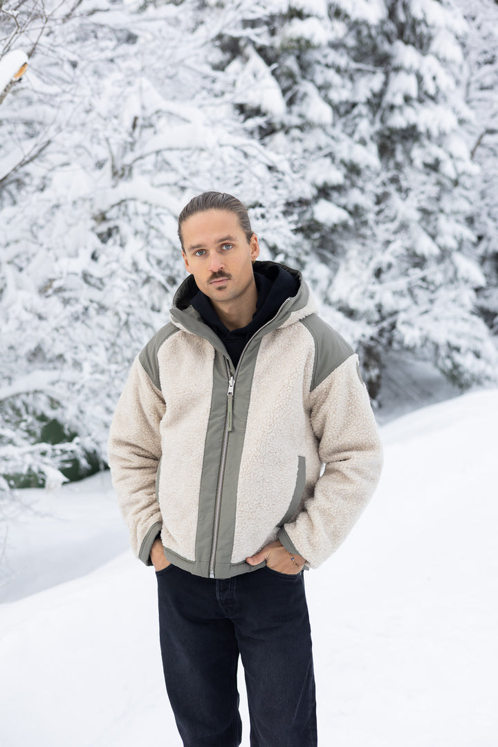 Alberni Reversible Fleece Bomber