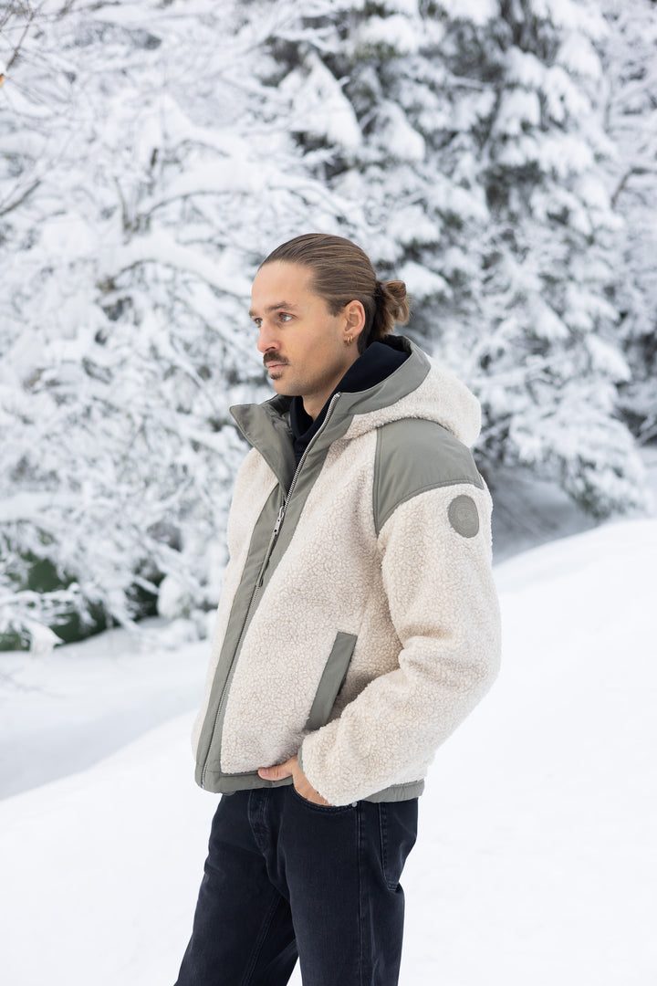 Alberni Reversible Fleece Bomber