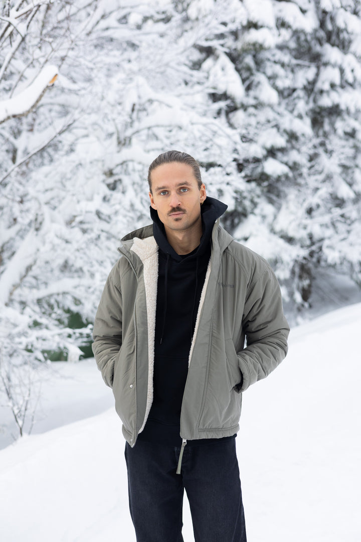 Alberni Reversible Fleece Bomber