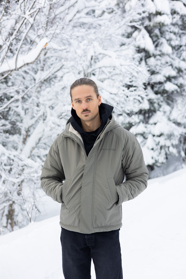 Alberni Reversible Fleece Bomber