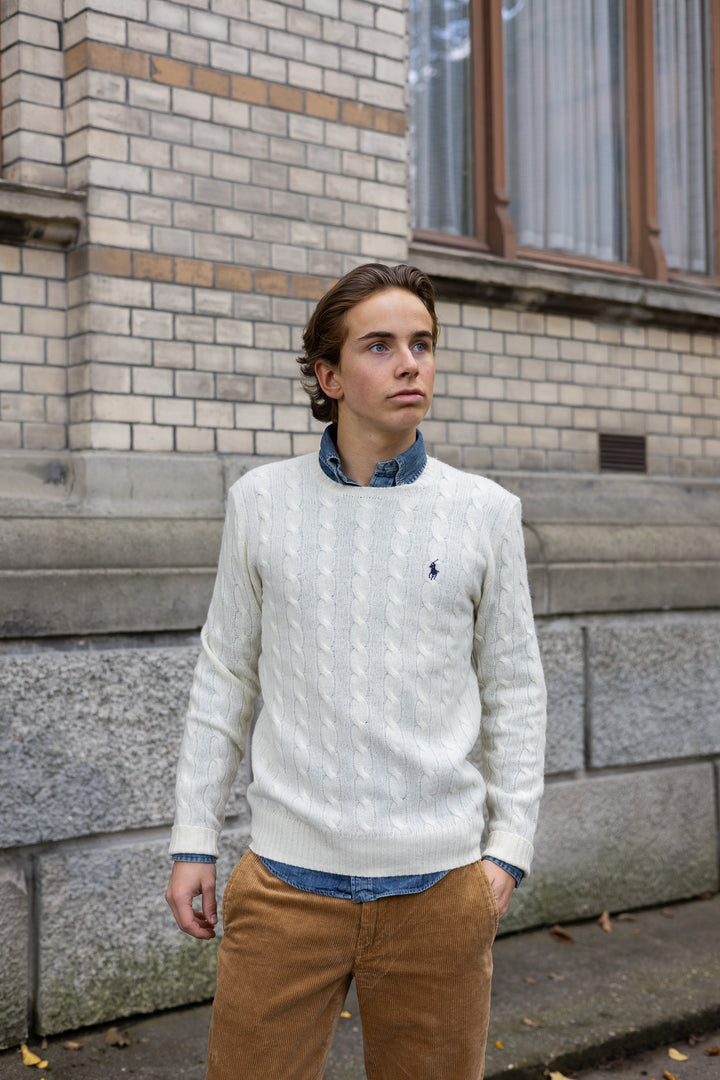 Cable-Knit Wool-Cashmere Jumper