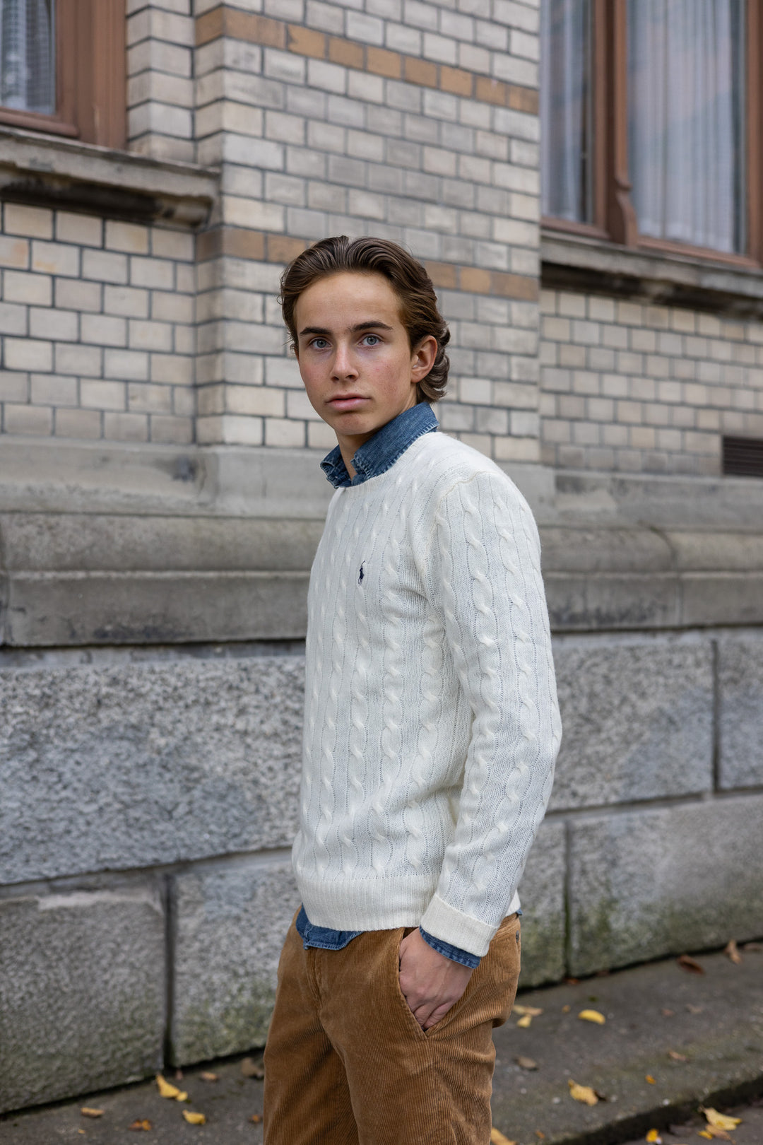 Cable-Knit Wool-Cashmere Jumper