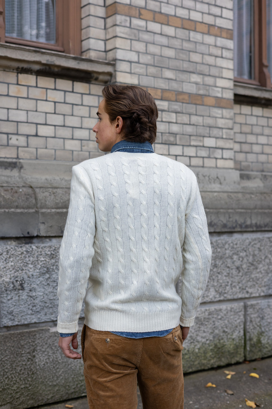 Cable-Knit Wool-Cashmere Jumper