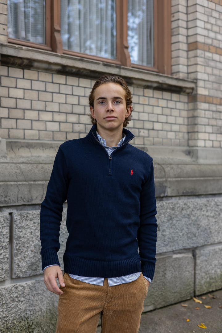 POLO RALPH LAUREN Cotton Quarter-Zip Jumper