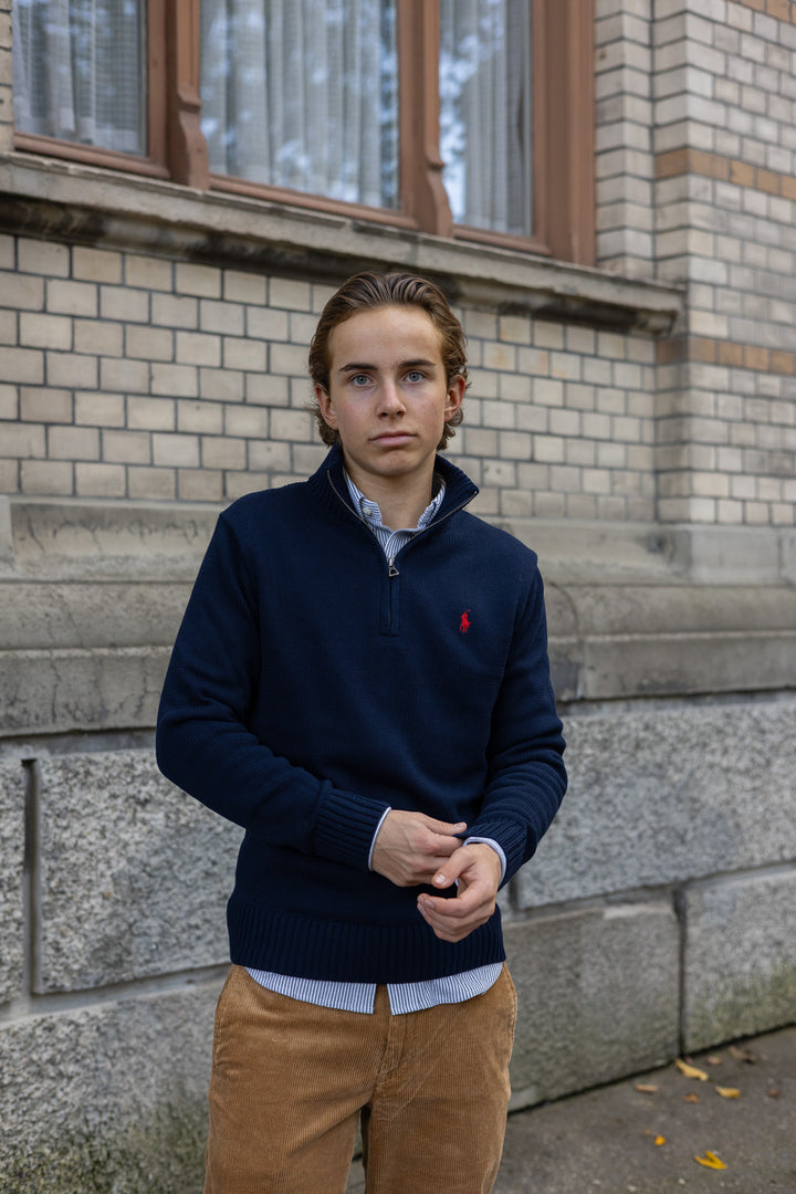 POLO RALPH LAUREN Cotton Quarter-Zip Jumper