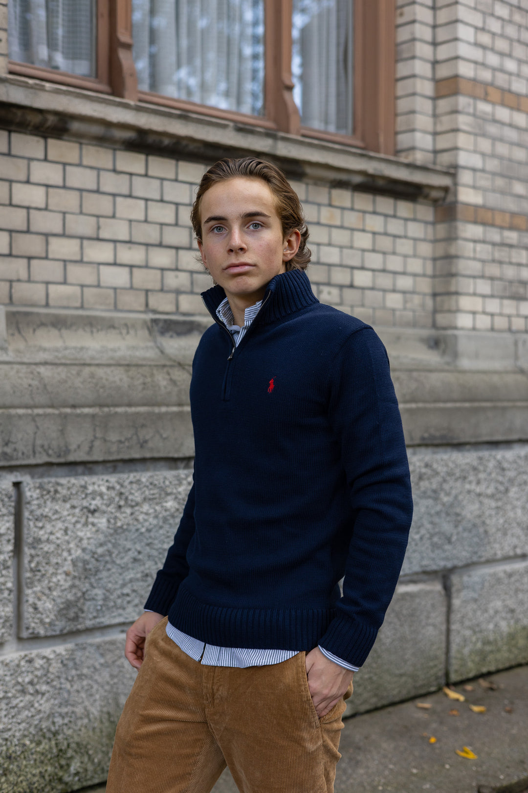 POLO RALPH LAUREN Cotton Quarter-Zip Jumper