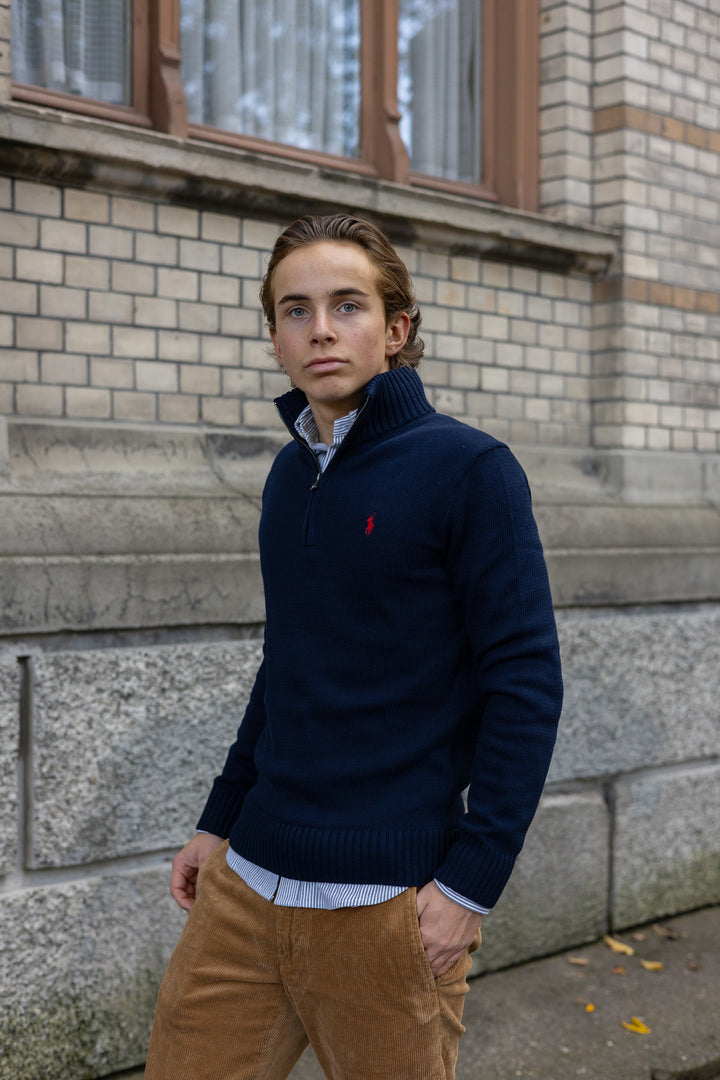 POLO RALPH LAUREN Cotton Quarter-Zip Jumper