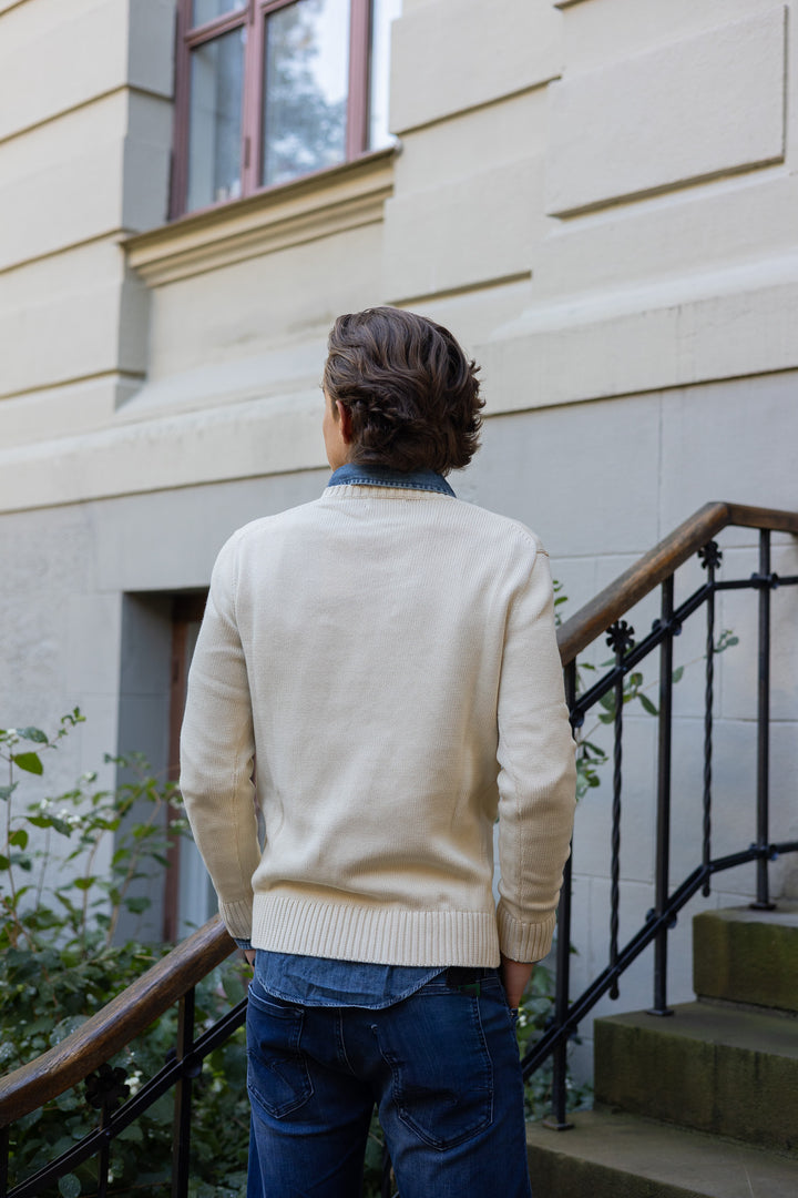 Cotton Crewneck Jumper