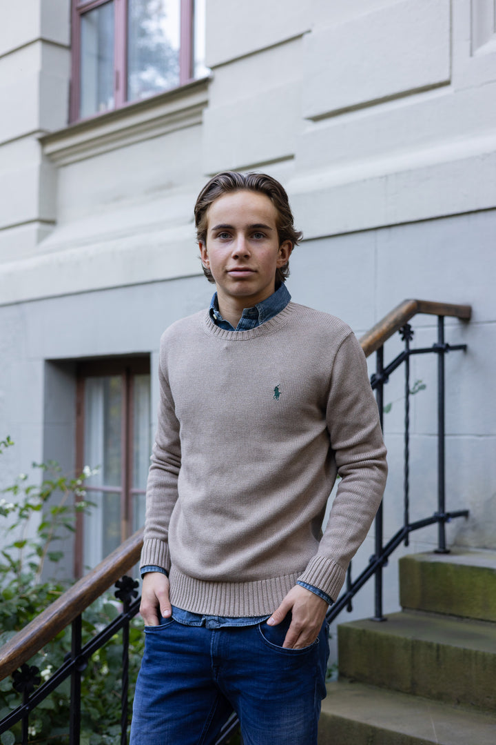 Cotton Crewneck Jumper