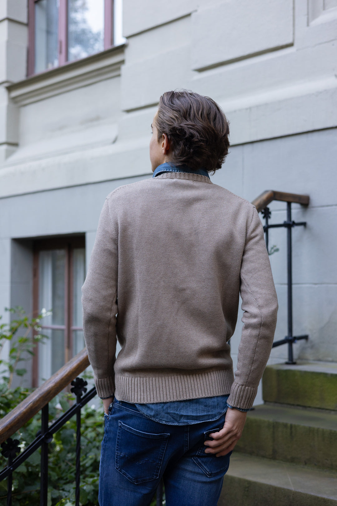 Cotton Crewneck Jumper